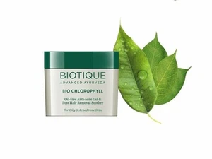 Biotique Ayurveda Chlorophyll Oil Free Anti-Acne Gel 50gm free shipping - Picture 1 of 4