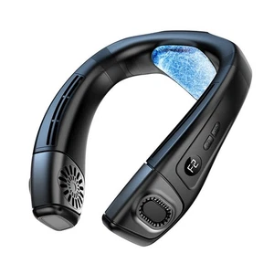 Tragbarer Nackenventilator Nackenventilatoren, die Kaltluft Hals Klimaanlage Schwarz A3W4 - Bild 1 von 9