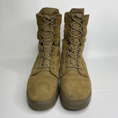 Belleville Boots Womens Size 8 Tan Military AF Safe to Fly Suede Vibram Sole USA - Image 1 of 4