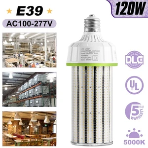 120W LED Corn Bulb Light Replacement 600W Metal Halide HPS High Bay Blubs 5000K - Picture 1 of 12