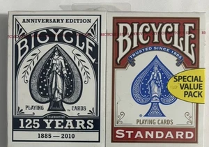 Juego de dos barajas juntas edición 125 aniversario bicicleta sellada - Imagen 1 de 10