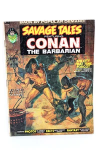 Savage Tales #2 Conan Barbarian 1st Valeria 1973 Marvel Comics Magazine FR/G- - Picture 1 of 6