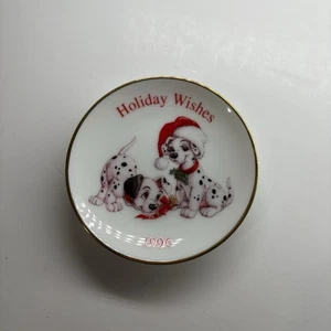 Disney 101 Dalmatians Hallmark Keepsake Christmas Ornament Holiday Wishes 1996 - Picture 1 of 9