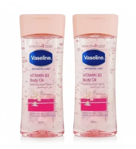 2x vaseline intensive care vitamin b3 body oil /gel 200ml - Image 1 of 1