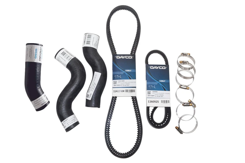 Dayco Radiator Hose & Belt Kit suitable for Landcruiser 80 Series FZJ80 1FZ 4.5L - Image 1 of 4