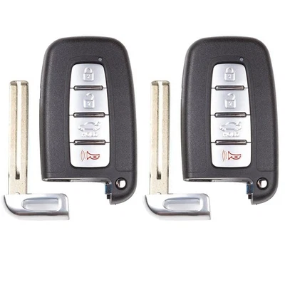 2 Repuestos para Kia Forte 2010 2011 2012 2013 Smart Prox Mando a Distancia Coche Llavero Foto 1 de 4