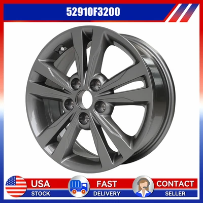New 16" x 6.5'' Replacement Wheel Rim for Hyundai Elantra 2016-2018 Charcoal Foto 1 de 4