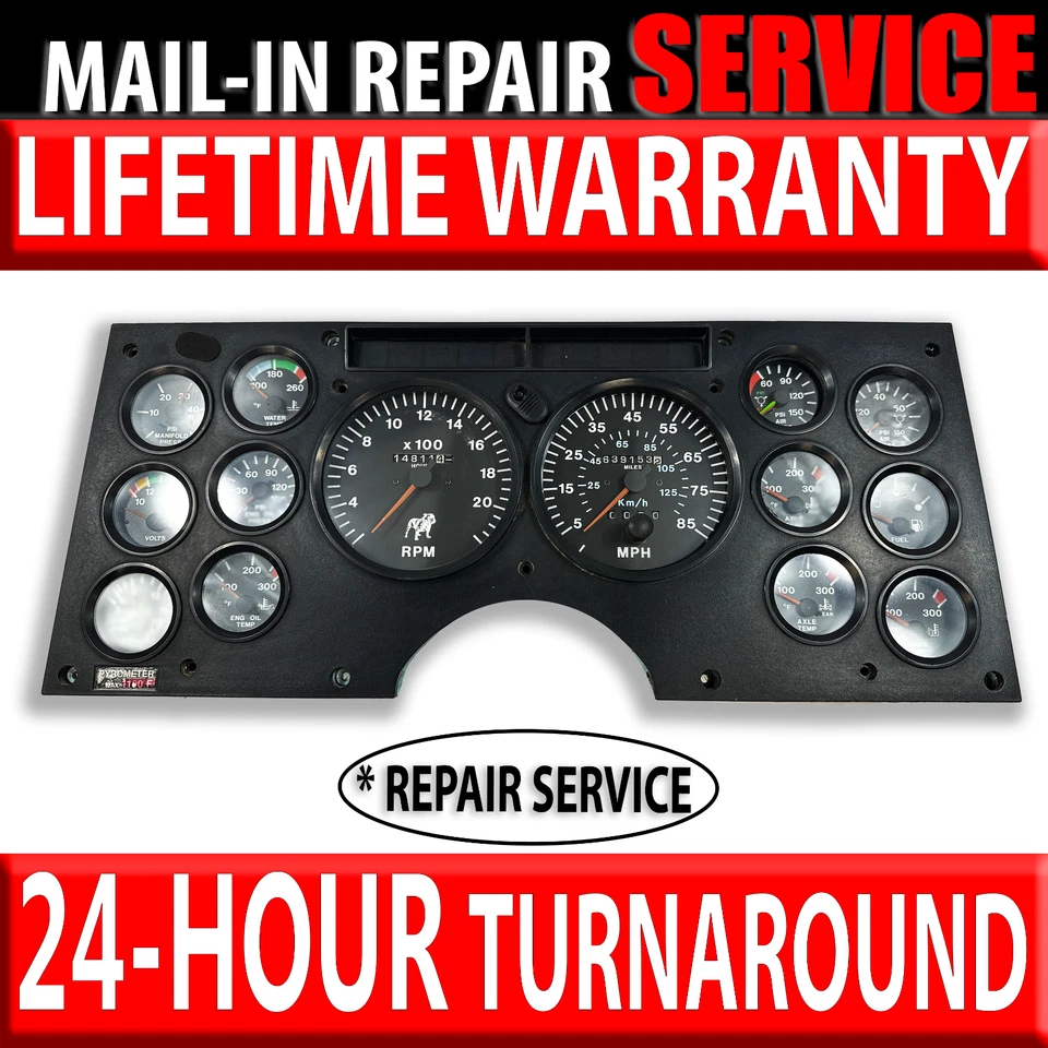 Cuadro de instrumentos panel Speedo MACK Truck CH613 CL713 [*SERVICIO DE REPARACIÓN] Foto 1 de 4