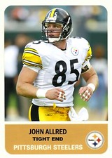 2002 Fleer Tradition CTNW #317 John Allred Pittsburgh Steelers Custom Card