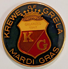 Grela 1980  Rare Queen / King Multi Bronze Mardi Gras Doubloon  X0276