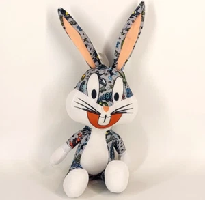 Looney Tunes Plush Sticker Bomb Bugs Bunny Stuffed Animal Figure 10" - Imagen 1 de 15
