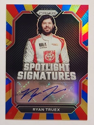 2023 Prizm Racing Spotlight Signatures SS-RTX Ryan Truex Rainbow Auto #07/24 - Image 1 of 2