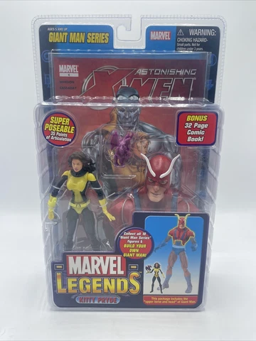 Marvel Legends Kitty Pryde BAF Giant Man Series Figure 2006 SEALED ToyBiz X-Men Cover