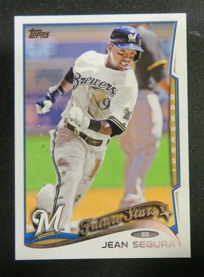 2014 Topps, Milwaukee Brewers - JEAN SEGURA "Future Stars" Dominican Republic - Image 1 of 1