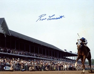 RON TURCOTTE SIGNED AUTOGRAPHED 11x14 PHOTO TRIPLE CROWN SECRETARIAT BECKETT BAS - Picture 1 of 3
