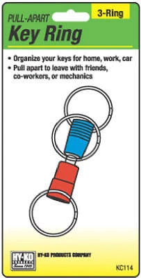 Llavero Hy-Ko KC114, 3 vías, desmontable - Cantidad 5 Foto 1 de 2