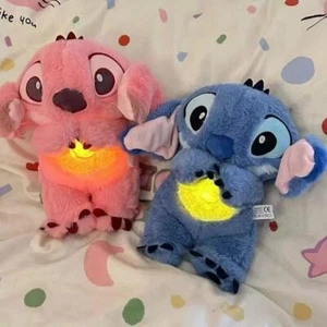Lilo Stitch Plush with Soothing Breathing & Music Anxiety Relief Plush Toy 1PC - Picture 1 of 4