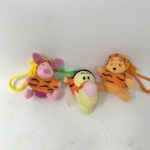 Winnie the Pooh Plush Vntg. 2000 Keychain Backpack Clips Disney Toys McDonalds - Picture 1 of 6