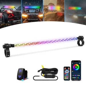Barra de luz LED todoterreno de 30 pulgadas RGB persiguiendo halo RZR luces de conducción LED - Imagen 1 de 11