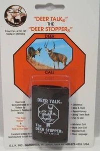 Elk Inc Mule Blacktail Whitetail Deer Talk Stopper Game Call Hunting Pocket Size - Picture 1 of 1