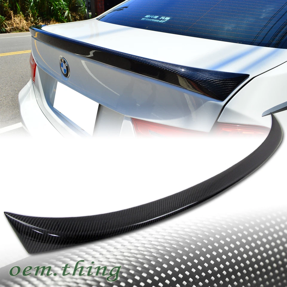 Alerón trasero de fibra de carbono de EE. UU. serie 3 para BMW E90 4D sedán estilo OE 2011 Foto 1 de 1