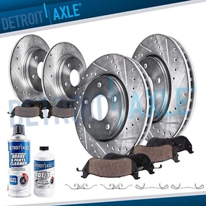 10pc Front Rear Drilled Brake Rotors Brake Pad Kit for 2014-2016 Transit Connect - Picture 1 of 9
