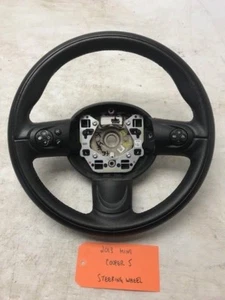 07-14 MINI COOPER S R55 R56 R57 OEM BLACK STEERING WHEEL 6SP W/ CONTROLS - Picture 1 of 7