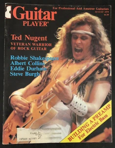 Vintage Guitar Player Magazine - Aug 1979 - Ted Nugent Cover!! - Picture 1 of 16