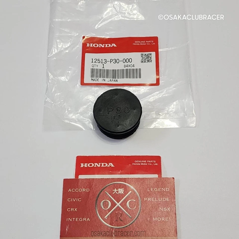 Genuine Honda Cam Shaft Seal Plug OEM 12513P30000