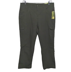 Boy Scouts America BSA Pant Women 16 Green Uniform Cargo Convertible Roll Up NWT - Picture 1 of 12