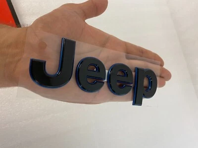 JEEP EMBLEM BADGE NAMEPLATE  HOOD GRAND CHEROKEE 2018-2021 NEW 68406600AA - Image 1 of 3