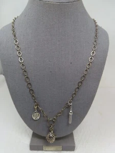 30" Silver Chain Charm Fashion Necklace from The Limited Life is a Gift Tassel - Picture 1 of 1