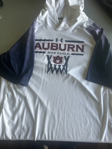 Auburn Tigers Short Sleeve Hoodie Under Armour Basketball Adult XXL Cover