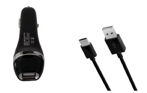 Car Charger+6ft Long USB Cord Cable for Samsung Galaxy Tab S7 FE SM-T733 Tablet - Picture 1 of 3