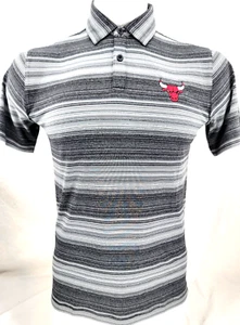 NEW Chicago Bulls Black Columbia Omni-Wick Slide SS Golf Polo Shirt Men's 2XL - Picture 1 of 8