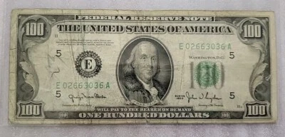 1950 Series $100 Bill - One Hundred Dollar - Richmond - *BIL07 - Image 1 of 3