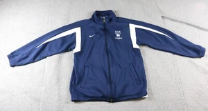Yale Bulldog Mens Nike M Tennis  Blue White Soft Shell Track Jacket Vintage - Picture 1 of 6