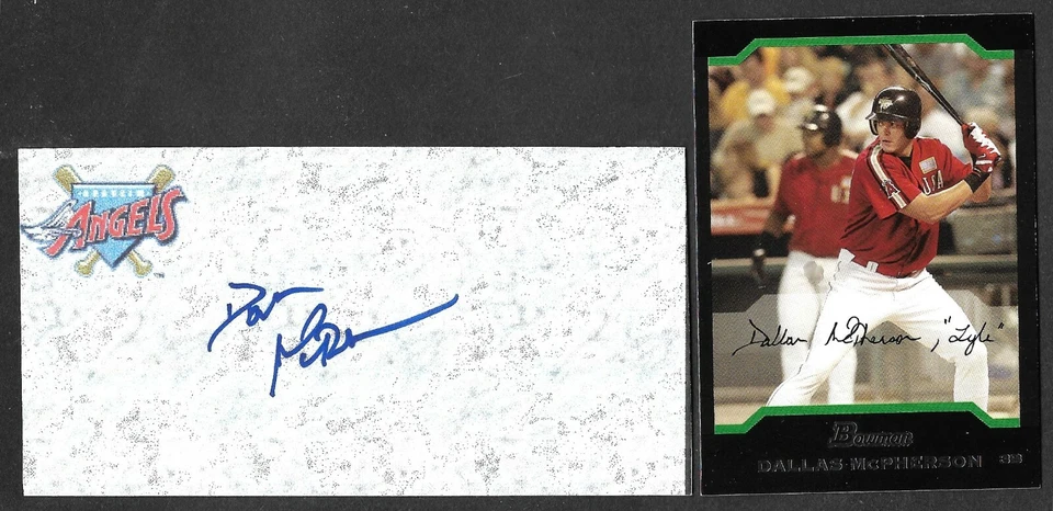 Dallas McPherson (debut 2004) LAA FLA WHX AUTÓGRAFO FIRMADO AUTOMÁTICO 3x5 índice certificado de autenticidad Foto 1 de 1