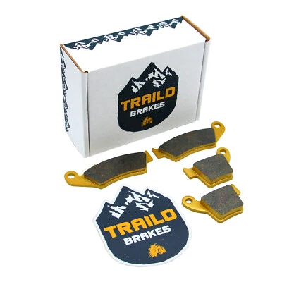 Honda CR125/CR250/CRF250/CRF450 2002-2024 Ceramic Brake Pad Set Front & Rear - Image 1 of 4