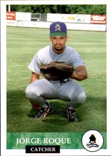 1994 Beaumont Bullfrogs Collect-A-Sport #22 Jorge Roque Lamar University PR Card