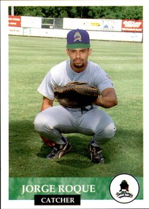 1994 Beaumont Bullfrogs Collect-A-Sport #22 Jorge Roque Lamar University PR Card