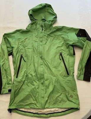 Mountain Hardwear Conduit Hooded Jacket Green Women’s Sz Look At Photos - Image 1 of 4