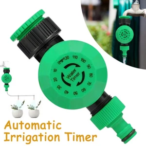 Automatic Electronic Garden Tap Water Timer Hose Irrigation Watering System UK - Picture 1 of 15