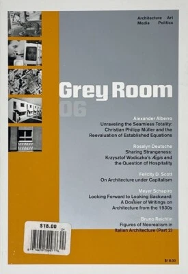 Grey Room Magazine Issue 6 - Winter 2002 - Architecture Art Media Politics  - Image 1 of 4