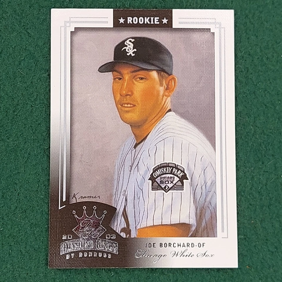 Joe Borchard 2003 Donruss Diamond Kings White Sox ROOKIE Baseball Card #151 - Image 1 of 4