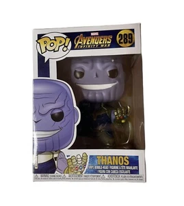 Funko Pop Thanos 289 Marvel Vinyl Bobblehead Figure Avengers Infinity War - Picture 1 of 9