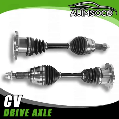 For Chevy Silverado GMC Sierra 1500 K1500 Yukon Front CV Axle Shaft Assembly Set - Image 1 of 4