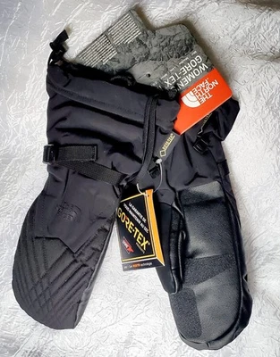 The North Face Mujer Montana GTX Mitones Invierno Cálido Negro Nieve Guantes Pequeño S Foto 1 de 3