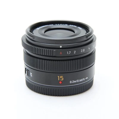 Panasonic LEICA DG SUMMILUX 15mm F/1.7 ASPH. Black (MFT) #258 - image 1 of 4