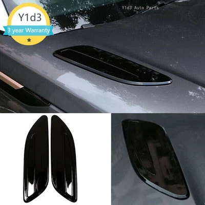 Capa de ventilação preta brilhante saída de ar para Land Rover Range Rover Velar 2017+ABS - Imagem 1 de 4